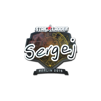 Sticker | sergej (Foil) | Berlin 2019 CS2 skin