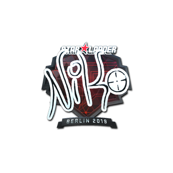 Sticker | NiKo (Foil) | Berlin 2019 CS2 skin
