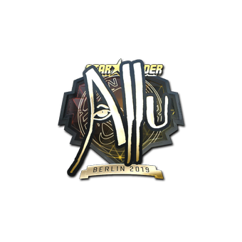 Sticker | allu (Gold) | Berlin 2019 CS2 skin