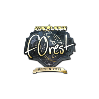 Sticker | f0rest (Gold) | Berlin 2019 CS2 skin