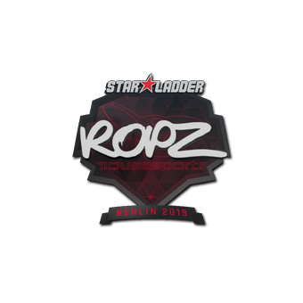 Sticker | ropz | Berlin 2019 CS2 skin