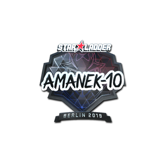 Sticker | AmaNEk (Foil) | Berlin 2019 CS2 skin