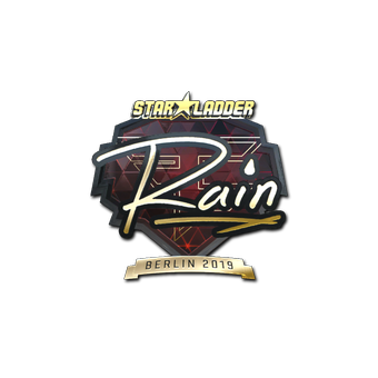 Sticker | rain (Gold) | Berlin 2019 CS2 skin