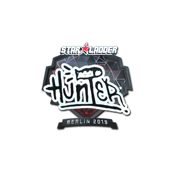 Sticker | huNter- (Foil) | Berlin 2019 CS2 skin