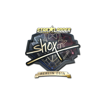 Sticker | shox (Gold) | Berlin 2019 CS2 skin