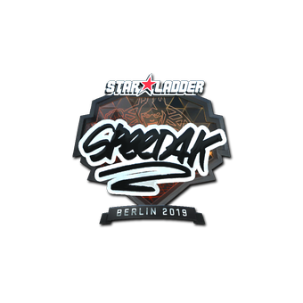 Sticker | speed4k (Foil) | Berlin 2019 CS2 skin