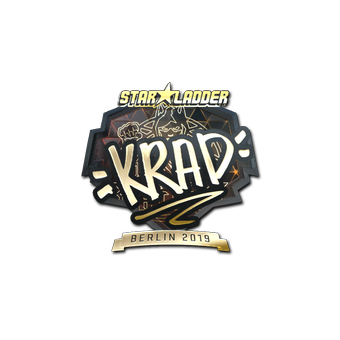 Sticker | Krad (Gold) | Berlin 2019 CS2 skin