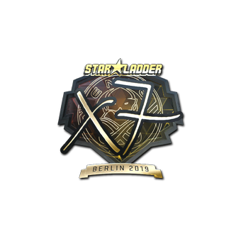 Sticker | xseveN (Gold) | Berlin 2019 CS2 skin