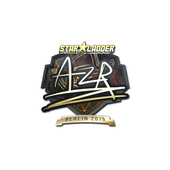 Sticker | AZR (Gold) | Berlin 2019 CS2 skin