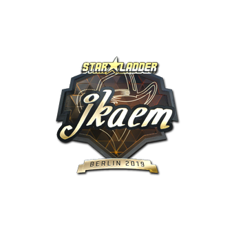 Sticker | jkaem (Gold) | Berlin 2019 CS2 skin