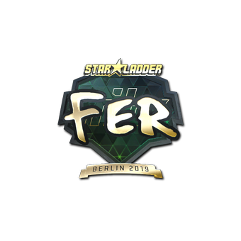 Sticker | fer (Gold) | Berlin 2019 CS2 skin