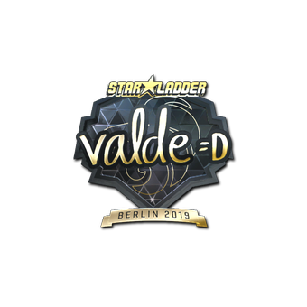 Sticker | v4lde (Gold) | Berlin 2019 CS2 skin