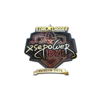 Sticker | xsepower (Gold) | Berlin 2019 CS2 skin