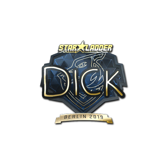 Sticker | DickStacy (Gold) | Berlin 2019 CS2 skin