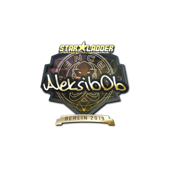 Sticker | Aleksib (Gold) | Berlin 2019 CS2 skin