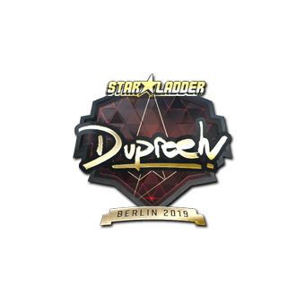 Sticker | dupreeh (Gold) | Berlin 2019 CS2 skin
