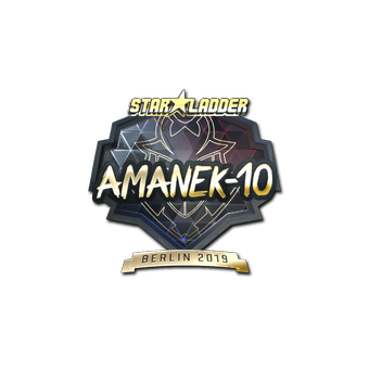 Sticker | AmaNEk (Gold) | Berlin 2019 CS2 skin