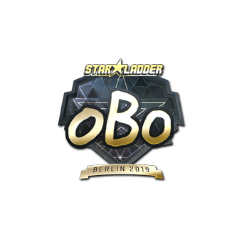 Sticker | oBo (Gold) | Berlin 2019 CS2 skin