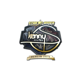 Sticker | kennyS (Gold) | Berlin 2019 CS2 skin