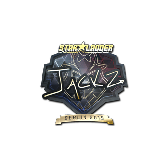 Sticker | JaCkz (Gold) | Berlin 2019 CS2 skin