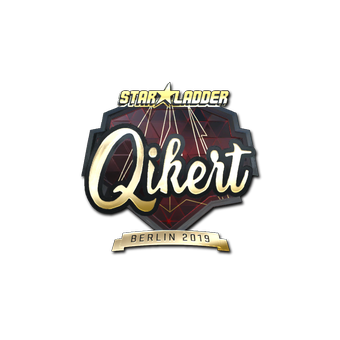 Sticker | qikert (Gold) | Berlin 2019 CS2 skin
