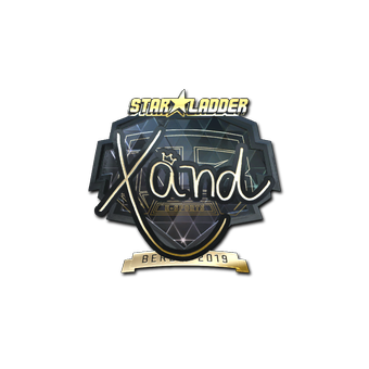 Sticker | xand (Gold) | Berlin 2019 CS2 skin