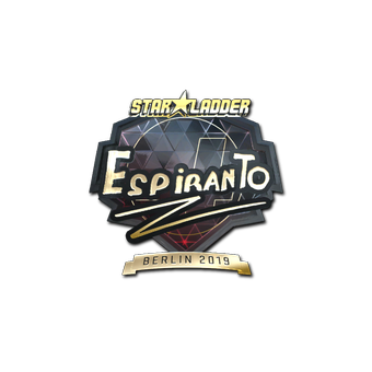 Sticker | EspiranTo (Gold) | Berlin 2019 CS2 skin