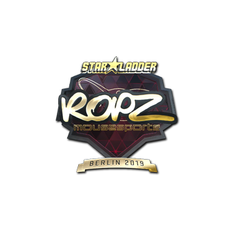 Sticker | ropz (Gold) | Berlin 2019 CS2 skin