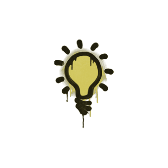 Sealed Graffiti | Lightbulb (Tracer Yellow) CS2 skin