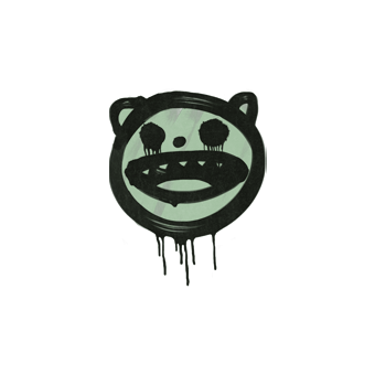 Sealed Graffiti | Happy Cat (Cash Green) CS2 skin