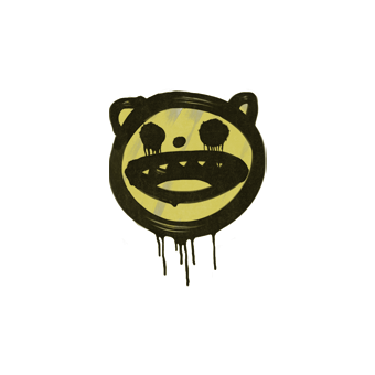 Sealed Graffiti | Happy Cat (Tracer Yellow) CS2 skin