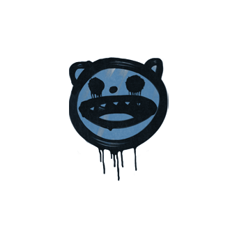Sealed Graffiti | Happy Cat (Monarch Blue) CS2 skin