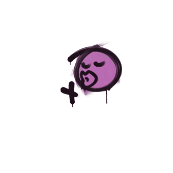 Sealed Graffiti | Smooch (Bazooka Pink) CS2 skin
