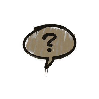 Sealed Graffiti | Question Mark (Dust Brown) CS2 skin