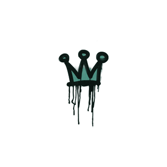 Sealed Graffiti | Little Crown (Frog Green) CS2 skin