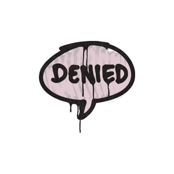Sealed Graffiti | Denied (War Pig Pink) CS2 skin