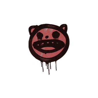 Sealed Graffiti | Happy Cat (Blood Red) CS2 skin