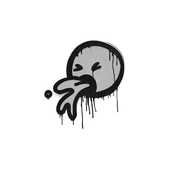 Sealed Graffiti | Puke (Shark White) CS2 skin
