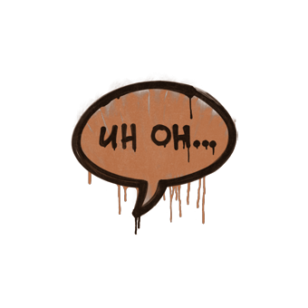 Sealed Graffiti | Uh Oh (Tiger Orange) CS2 skin