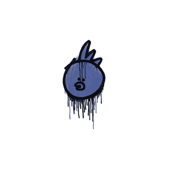 Sealed Graffiti | Bock Bock (SWAT Blue) CS2 skin
