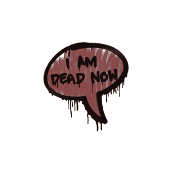 Sealed Graffiti | Dead Now (Brick Red) CS2 skin