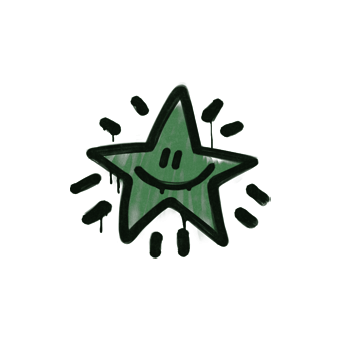 Sealed Graffiti | Shining Star (Jungle Green) CS2 skin