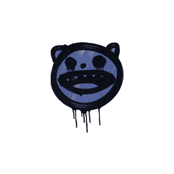 Sealed Graffiti | Happy Cat (SWAT Blue) CS2 skin