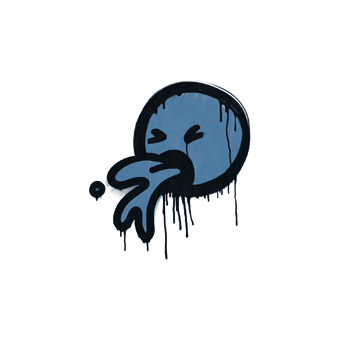Sealed Graffiti | Puke (Monarch Blue) CS2 skin