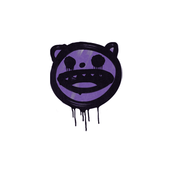 Sealed Graffiti | Happy Cat (Monster Purple) CS2 skin
