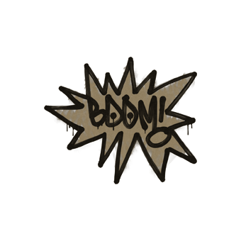 Sealed Graffiti | BOOM (Dust Brown) CS2 skin