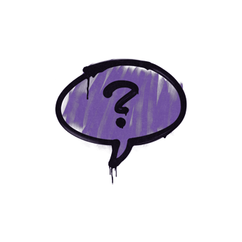 Sealed Graffiti | Question Mark (Monster Purple) CS2 skin