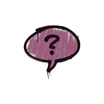 Sealed Graffiti | Question Mark (Princess Pink) CS2 skin