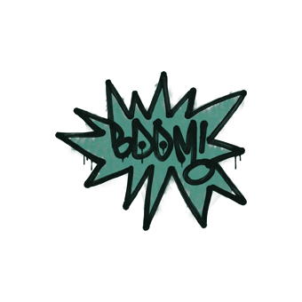 Sealed Graffiti | BOOM (Frog Green) CS2 skin
