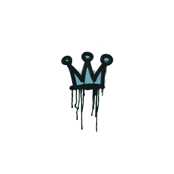 Sealed Graffiti | Little Crown (Wire Blue) CS2 skin